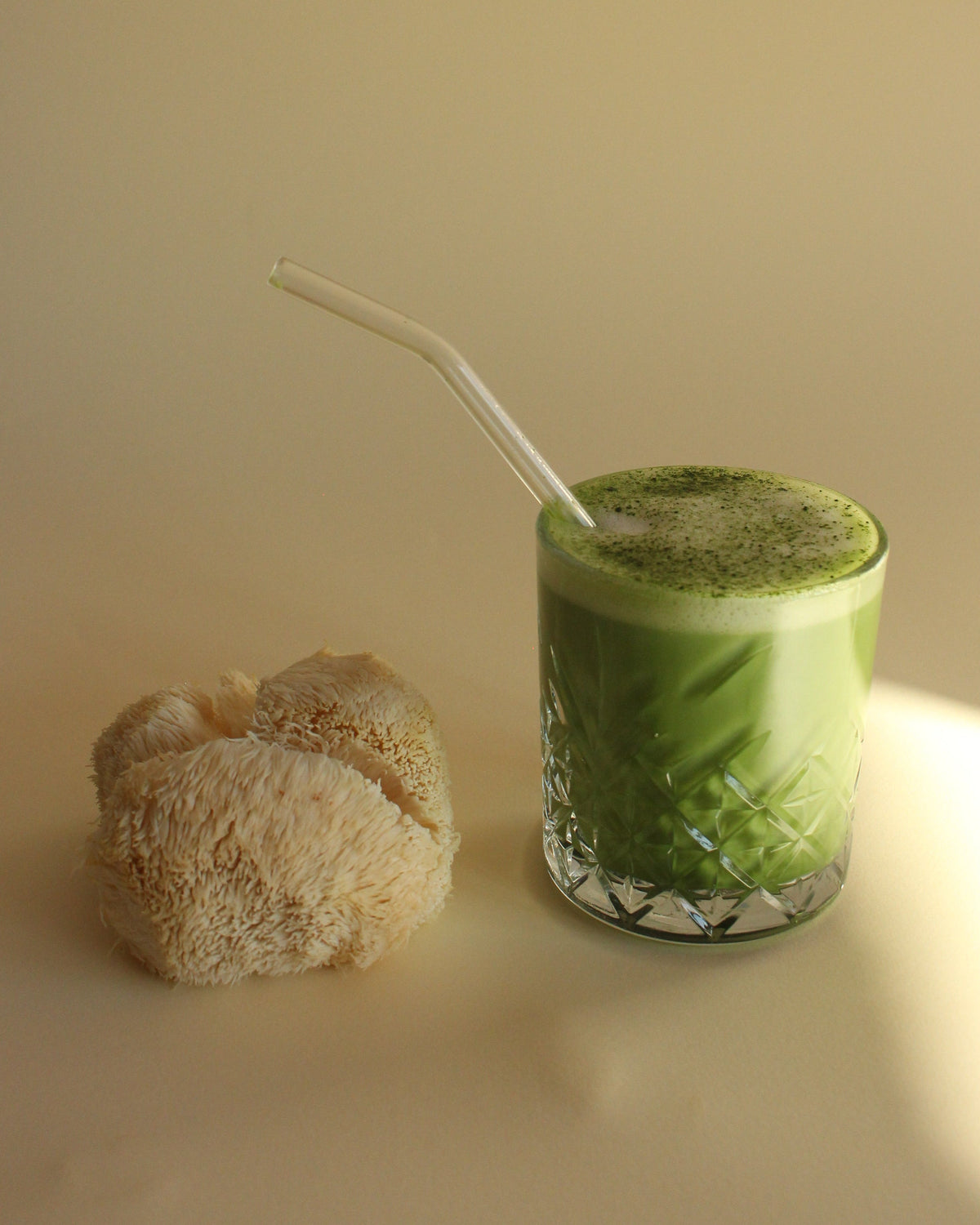 Lion's Mane Matcha bundle with matcha bowl and capsules