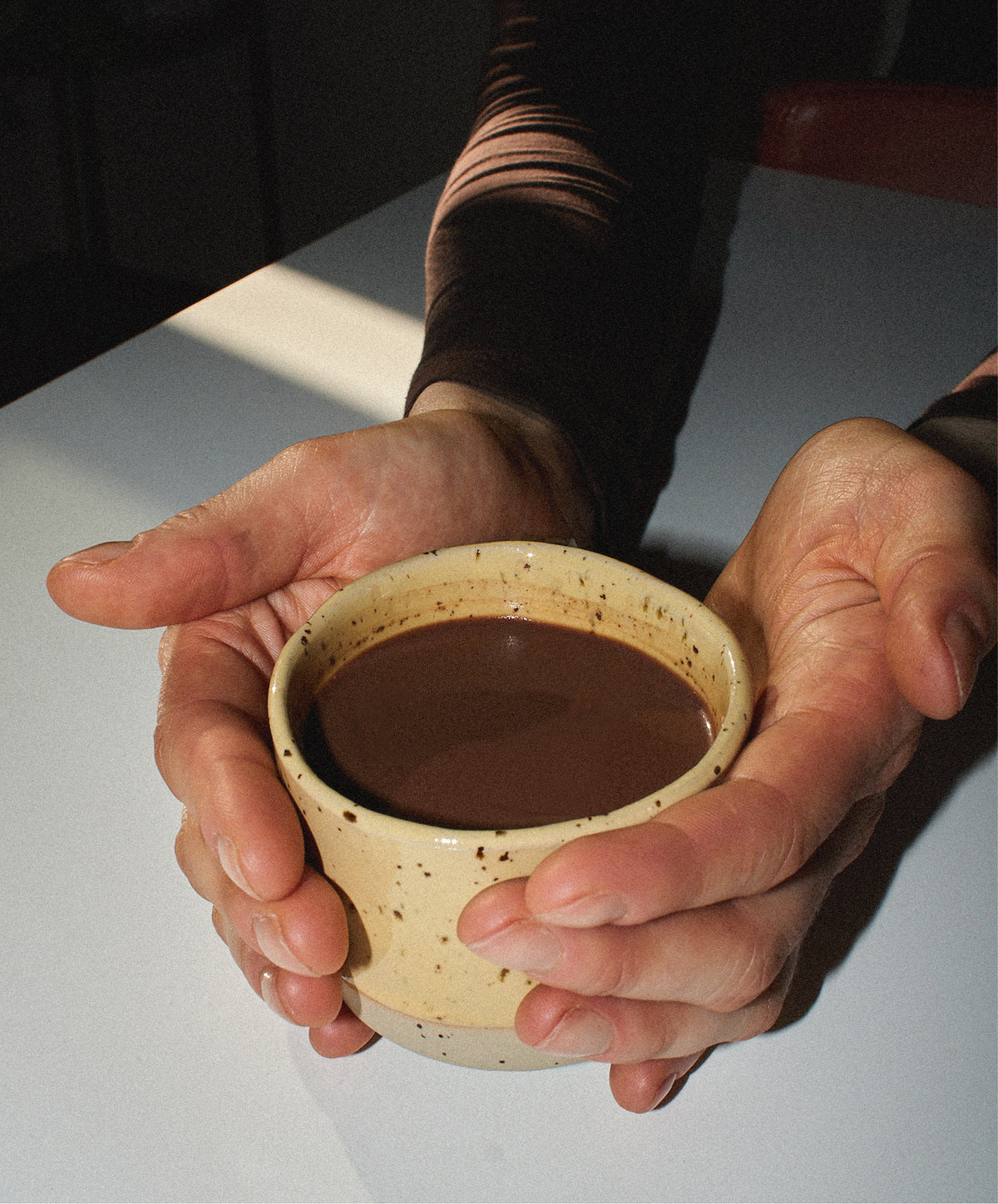 Soma spiced mushroom cacao cup close-up