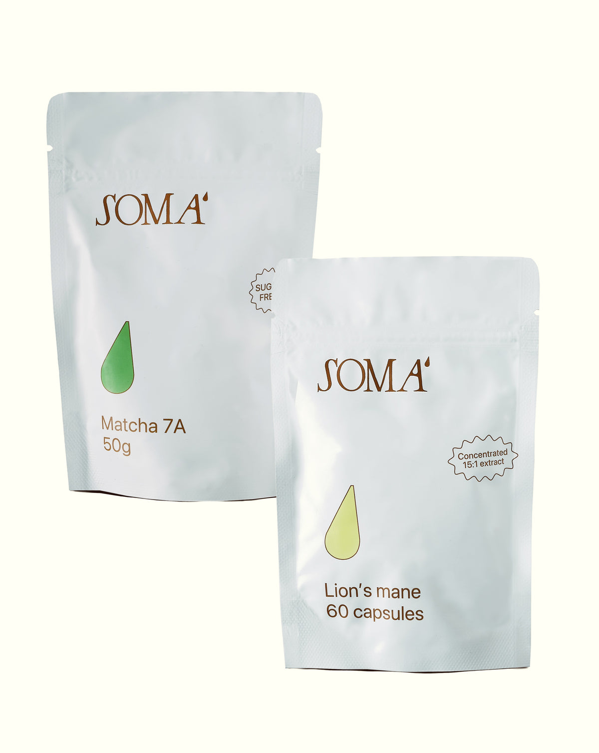 Matcha 7A 𐃯+ Lion’s Mane kapsule 𓊔